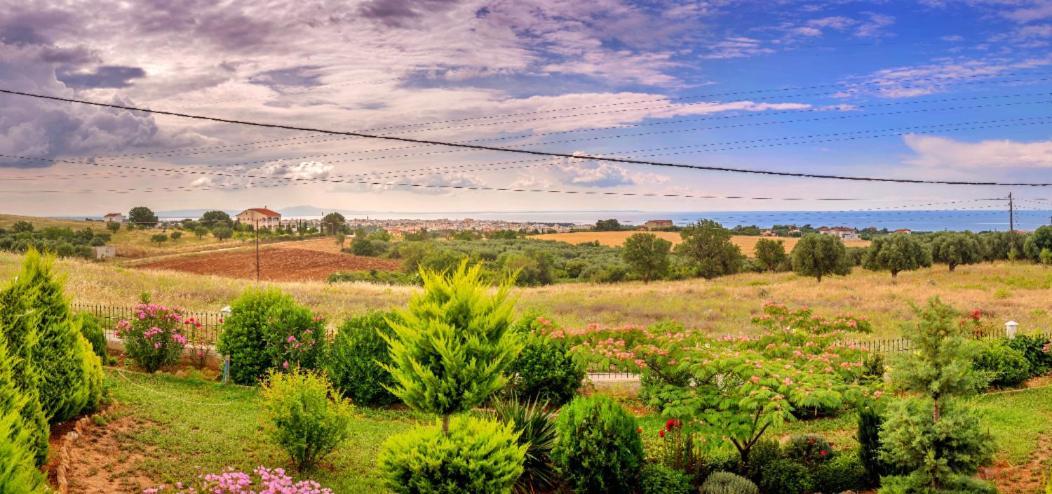 Vineyard Country House With Panoramic Seaview Alejandrópolis Exterior foto