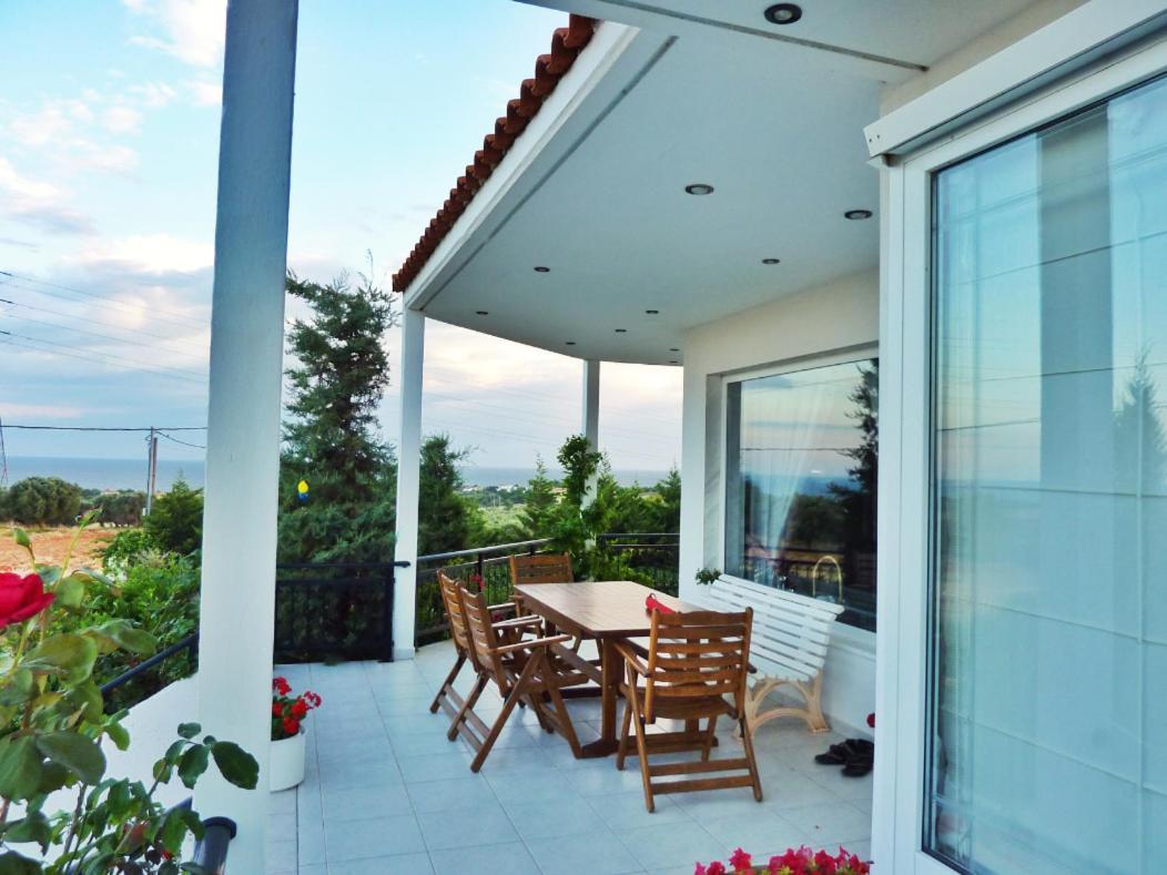 Vineyard Country House With Panoramic Seaview Alejandrópolis Exterior foto